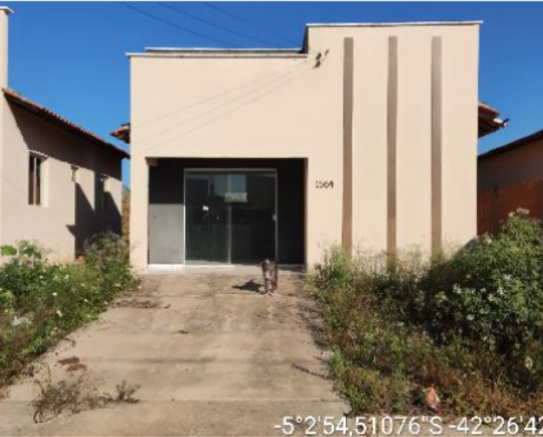 Altos/PI - Santa Inês - Casa com 58 m² Casas em leilão | Franco Leilões