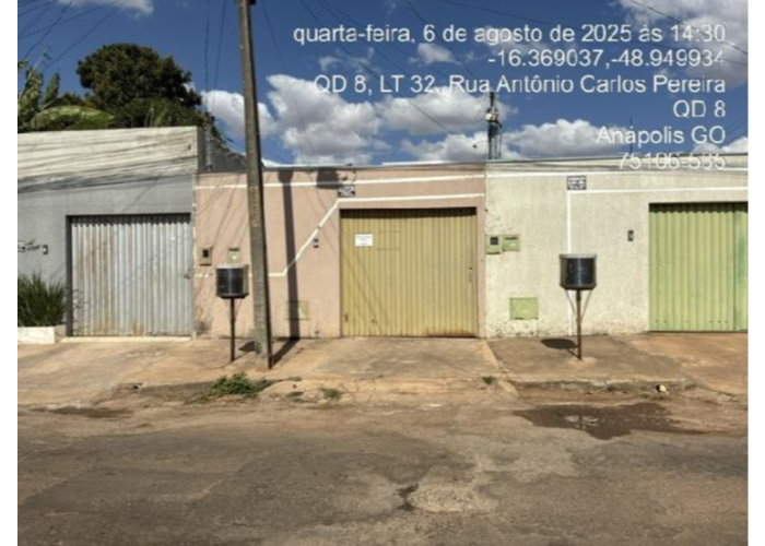 Imagem do imóvel Anápolis/GO - Setor Sul - Casa com 77m² Leilão Caixa Econômica