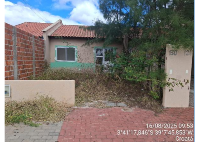 Imagem do imóvel São Gonçalo do Amarante/CE - Croata - Casa com 54m² Leilão Caixa Econômica