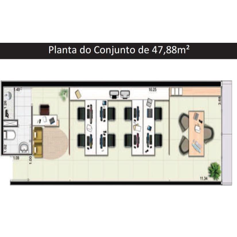 Foto de São Paulo/SP - Vila Gomes Cardim - Sala com 47m²