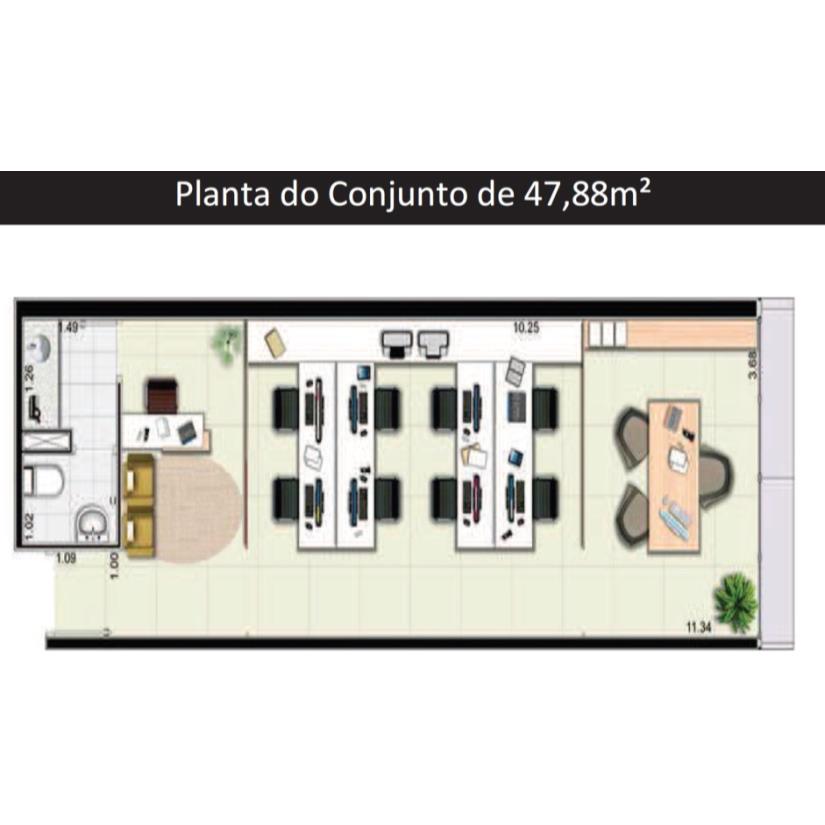 Foto de São Paulo/SP - Tatuapé - Sala com 47m²