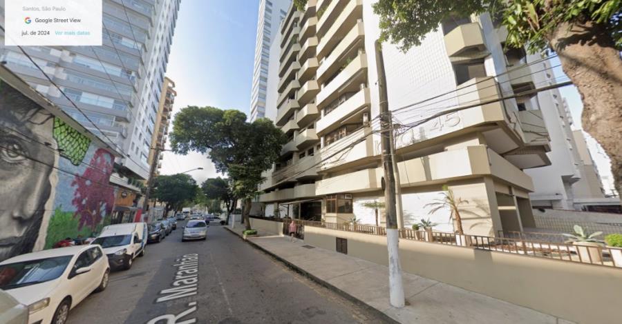 Santos/SP - Pompéia - Apartamento com 181m² Leilão Banco Inter, localizado em Santos - SP