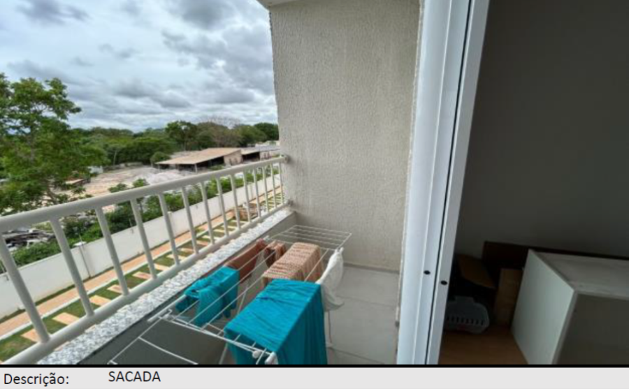 Cuiabá/MT – Bela Marina – Apartamento com 43m² Leilão Banco Inter, localizado em Cuiabá - MT