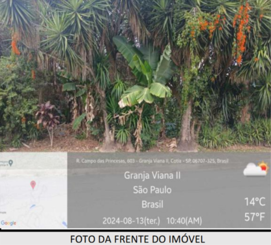 Cotia/SP - Granja Viana II – Terreno com 2.543m² Leilão Banco Inter, localizado em Cotia - SP
