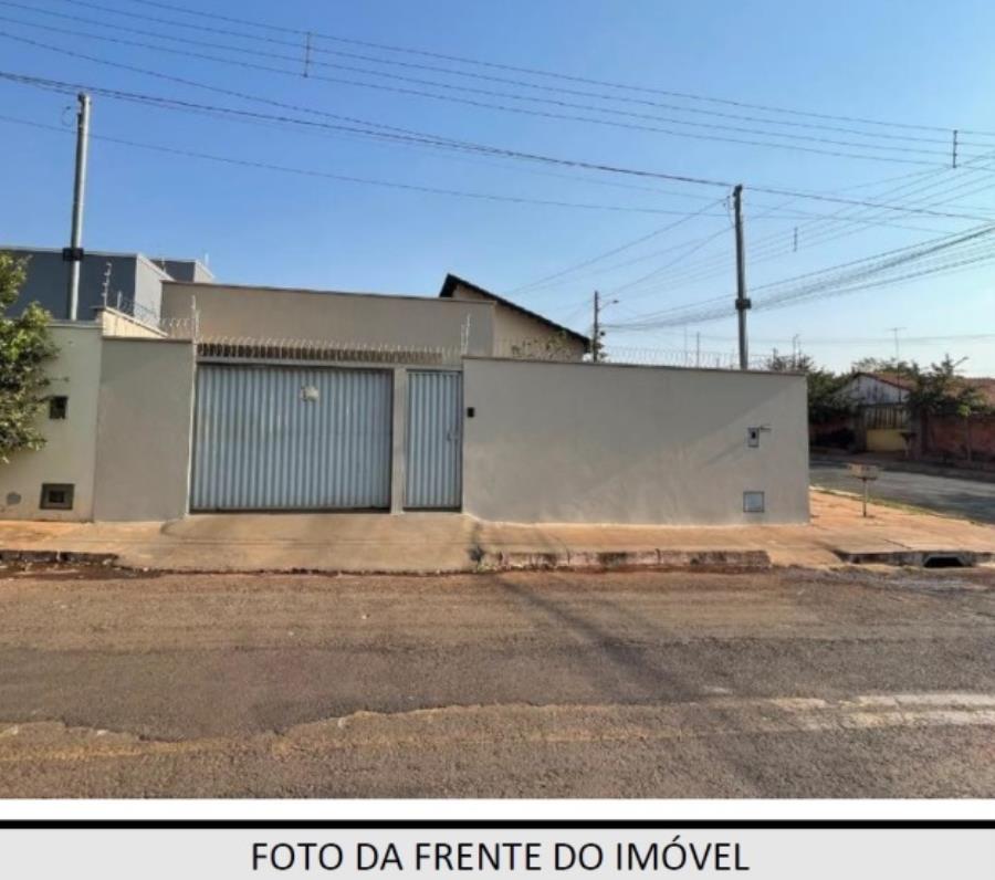 Jataí/GO - Dom Abel - Casa com 130m² Leilão Banco Inter, localizado em Jataí - GO, bairro Dom Abel