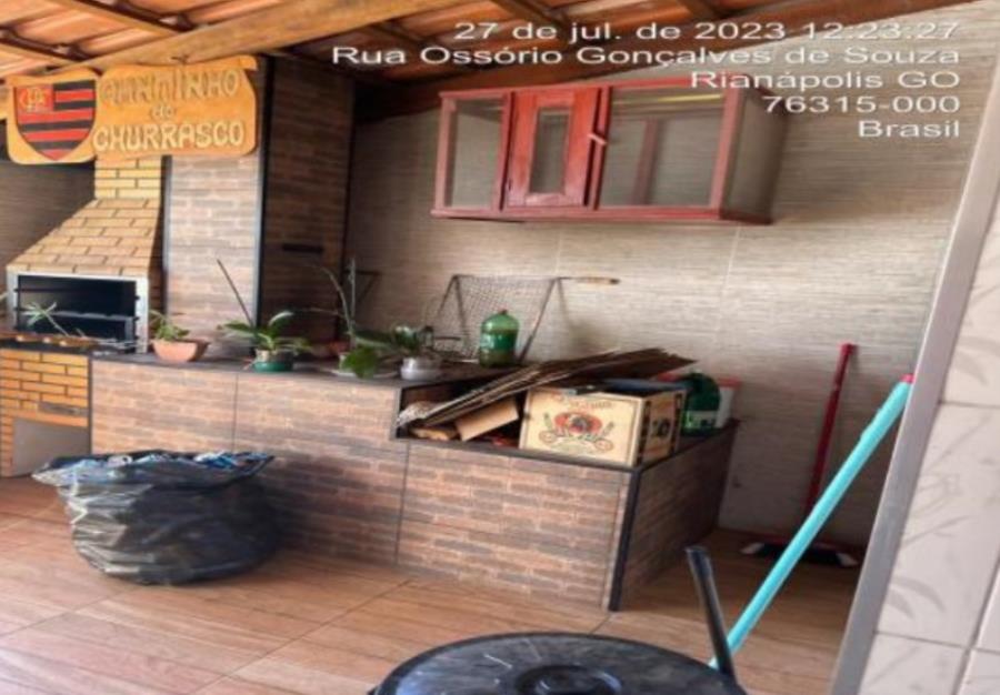Rianápolis/GO - Setor Arlindo Silva - Casa com 294m² Leilão Banco Inter, localizado em Rianápolis - GO, bairro Setor Arlindo Silva