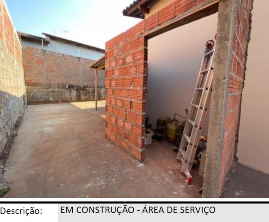 Jataí/GO - Dom Abel - Casa com 61m² Leilão Banco Inter, localizado em Jataí - GO, bairro Dom Abel