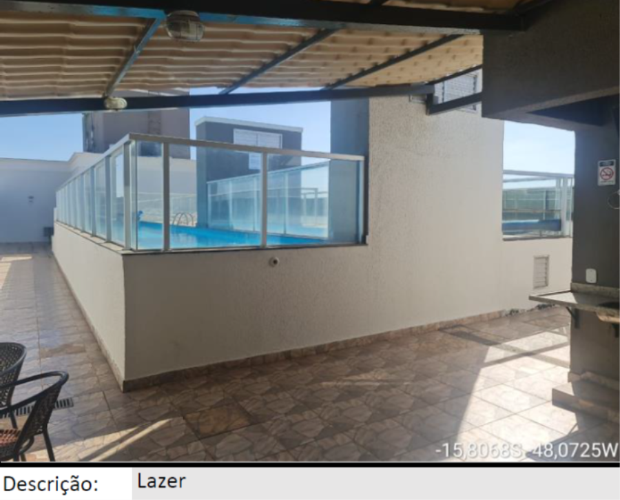 Brasília/DF - Taguatinga - Apartamento com com 54m² Leilão Banco Inter, localizado em Brasília - DF