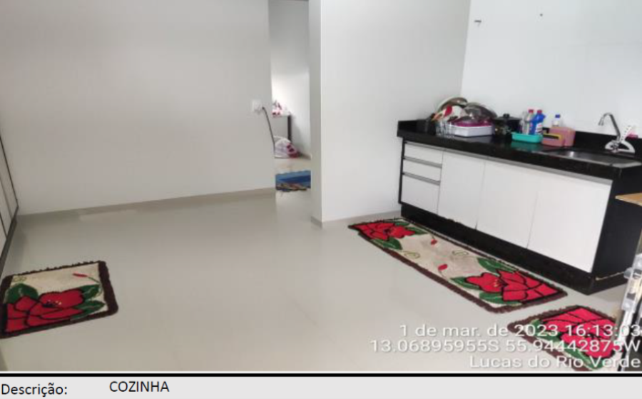Lucas do Rio Verde/MT - Parque das Emas III - Casa com 135m² Leilão Banco Inter, localizado em Lucas Do Rio Verde - MT