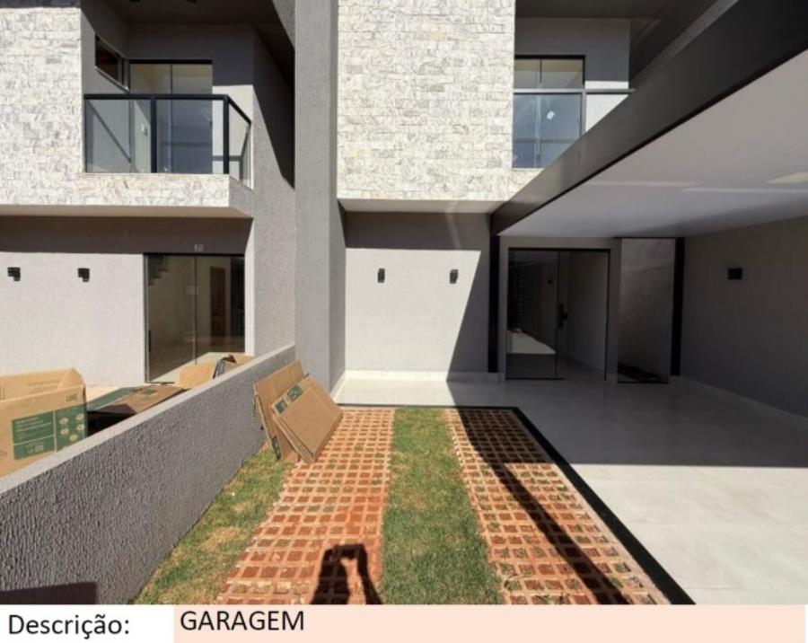 Goiânia/GO - Chácara de Recreio São Joaquim - Casa com 133m² Leilão Banco Inter, localizado em Goiânia - GO, bairro Chácara de Recreio São Joaquim