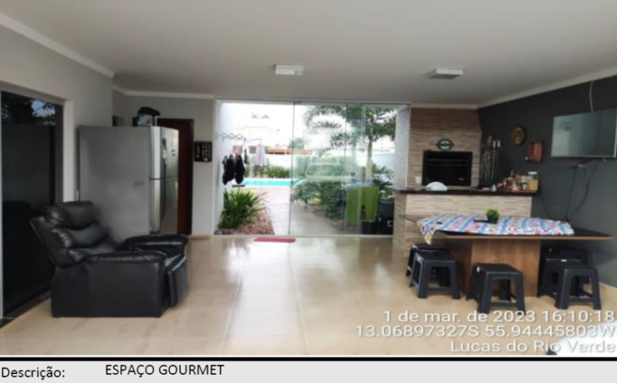 Lucas do Rio Verde/MT - Parque das Emas III - Casa com 135m² Leilão Banco Inter, localizado em Lucas Do Rio Verde - MT