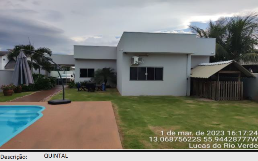 Lucas do Rio Verde/MT - Parque das Emas III - Casa com 135m² Leilão Banco Inter, localizado em Lucas Do Rio Verde - MT