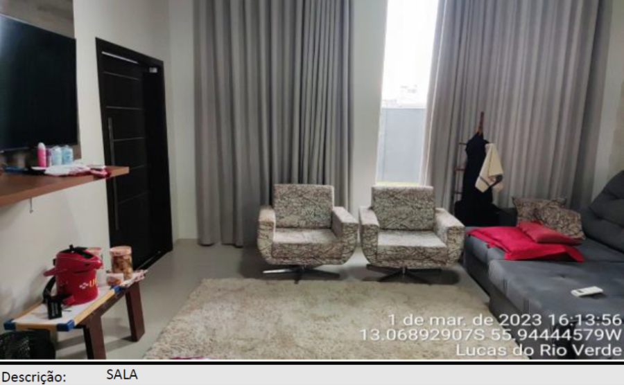 Lucas do Rio Verde/MT - Parque das Emas III - Casa com 135m² Leilão Banco Inter, localizado em Lucas Do Rio Verde - MT