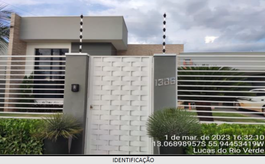 Lucas do Rio Verde/MT - Parque das Emas III - Casa com 135m² Leilão Banco Inter, localizado em Lucas Do Rio Verde - MT