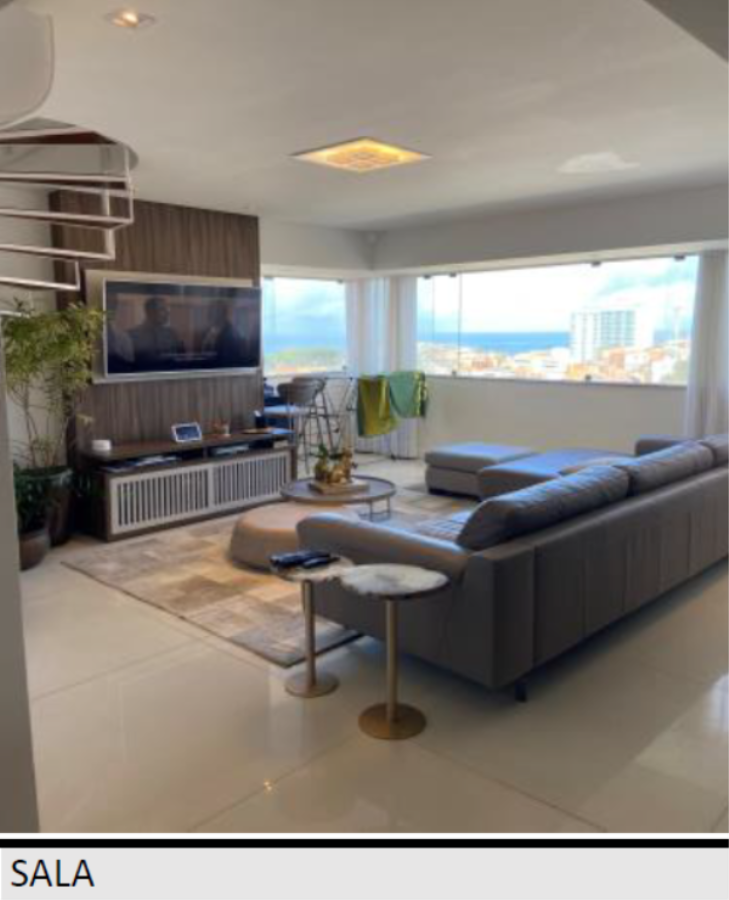 Salvador/BA - Federação - Apartamento com 163m² Leilão Banco Inter, localizado em Salvador - BA