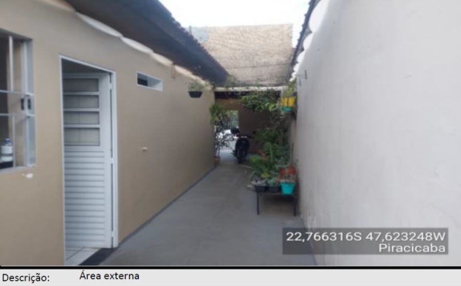 Piracicaba/SP – Rolador – Casa com 110m² Leilão Banco Inter, localizado em Piracicaba - SP