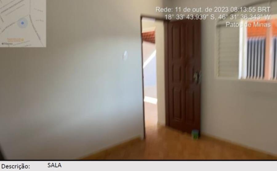 Patos de Minas/MG - Alvorada - Casa com 59m² Leilão Banco Inter, localizado em Patos De Minas - MG, bairro Alvorada