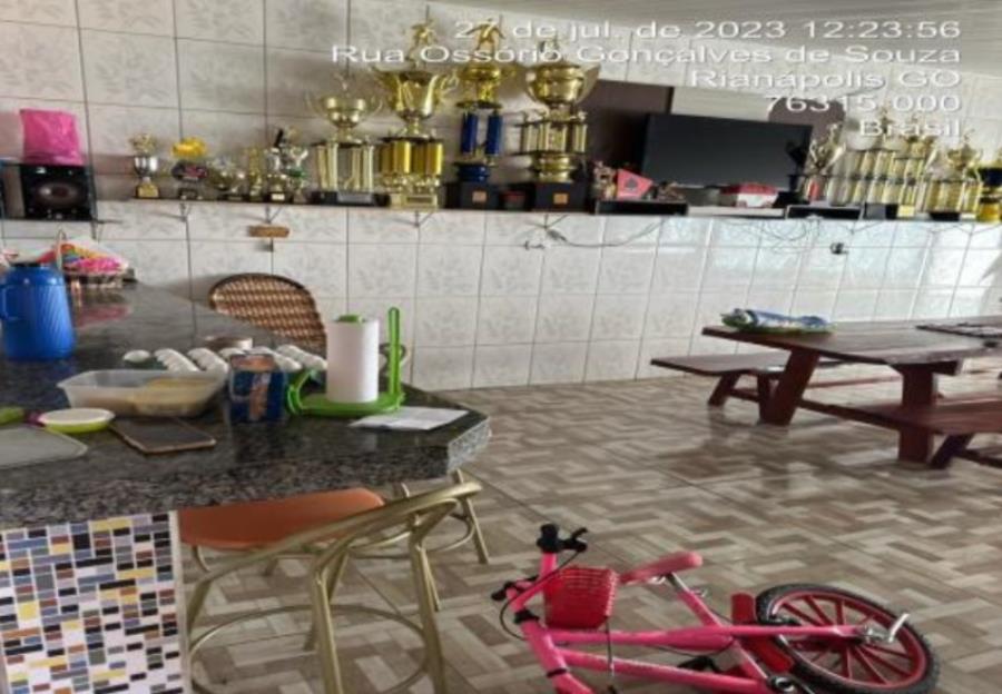Rianápolis/GO - Setor Arlindo Silva - Casa com 294m² Leilão Banco Inter, localizado em Rianápolis - GO, bairro Setor Arlindo Silva