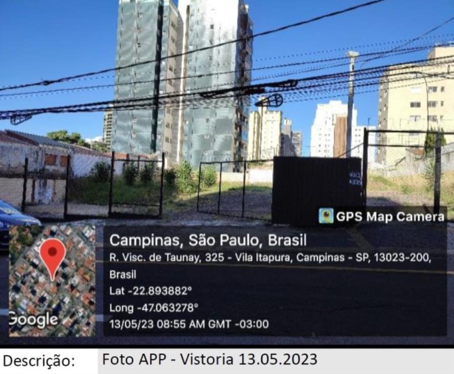 Campinas/SP - Vila Itapura - Terreno Leilão Banco Inter, localizado em Campinas - SP, bairro Vila Itapura